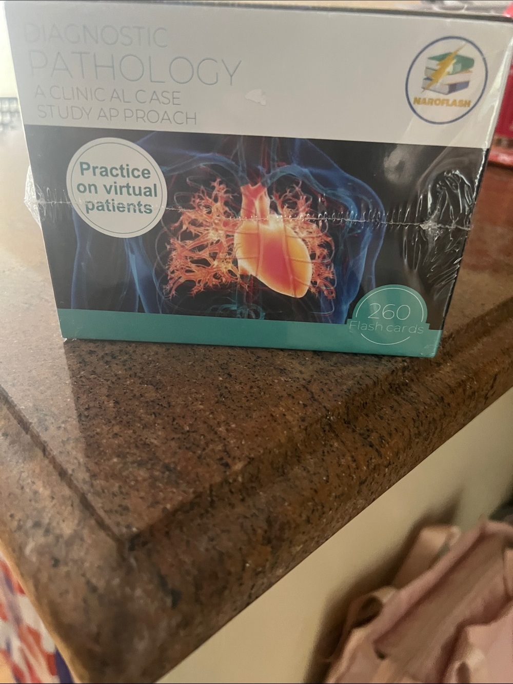 Diagnostic Pathology Flash Cards - Teal and Black
